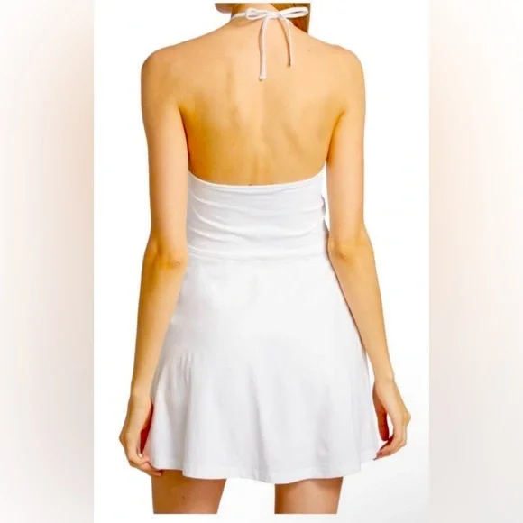 ATM Anthony Thomas Melillo Pima
Cotton Halter Tennis Dress - Picture 3 of 11